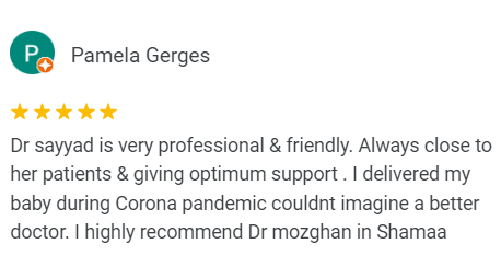 Dr Mozhgan Sayyad Reviews in Google